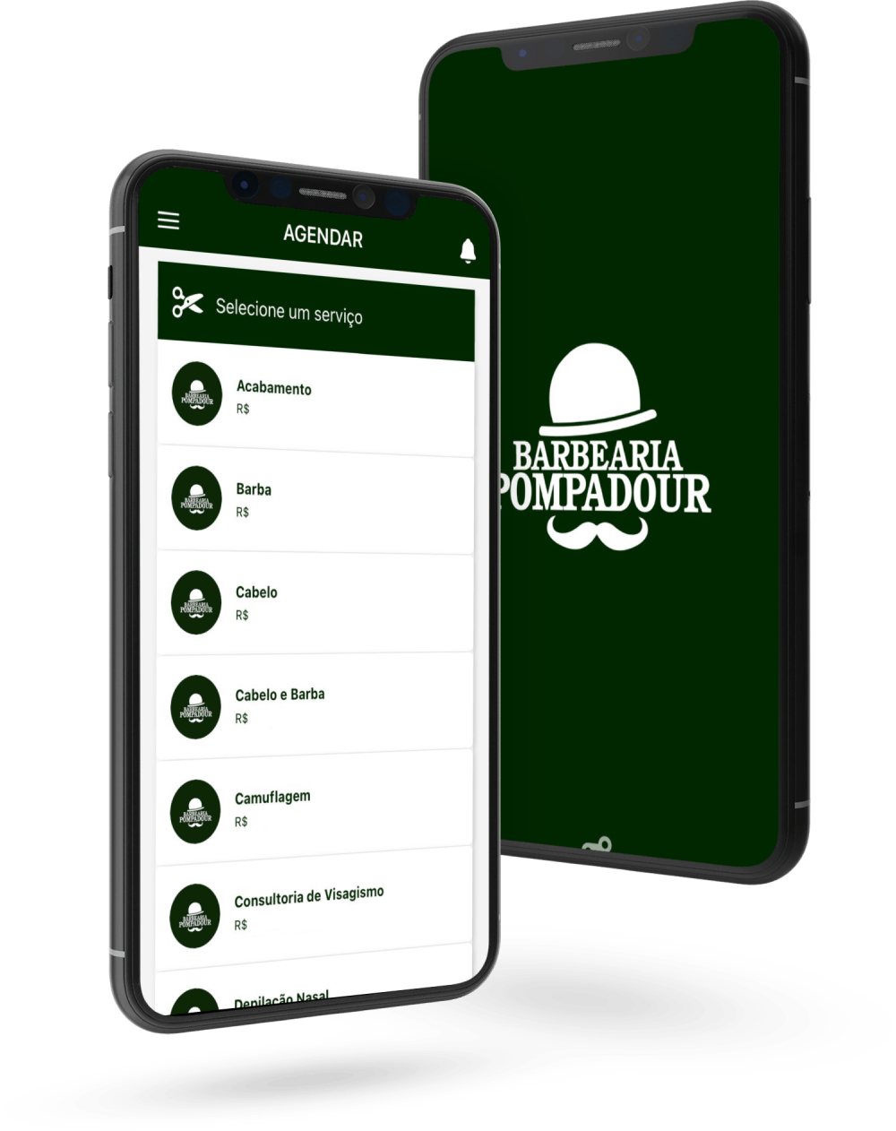 Imagem de Exemplo Aplicativo Barbearia